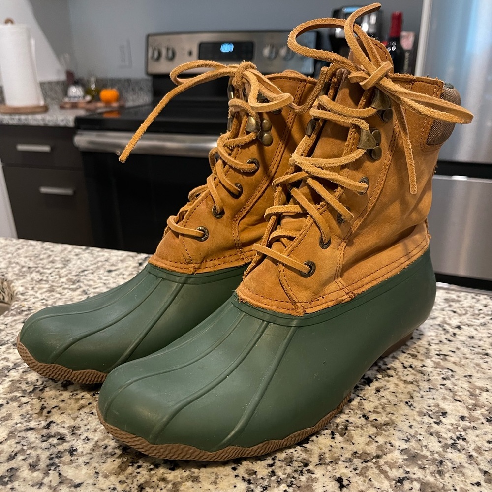 Sperry Top-Sider Leather Waterproof Duck Boots